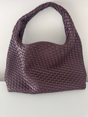JW PEI Plum Woven  Hobo Bag